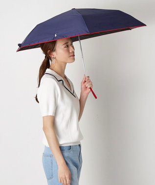 MOONBAT POLO RALPH LAUREN（ポロ ラルフローレン）晴雨兼用日傘 バイカラー 遮光率100% 遮熱 UV