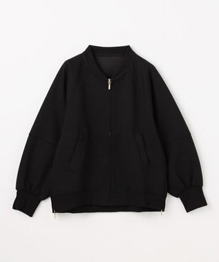 ANY サイドジップダンボールブルゾン ブラック