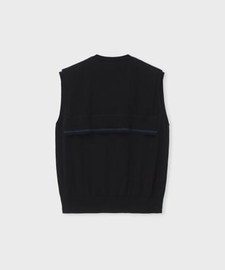 Paul Smith スリーブデザイン ノースリーブニット ブラック