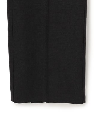 UNFILO 【セットアップ着用可/ウエストゴム】TENNEN TOUCH セミフレア パンツ ブラック