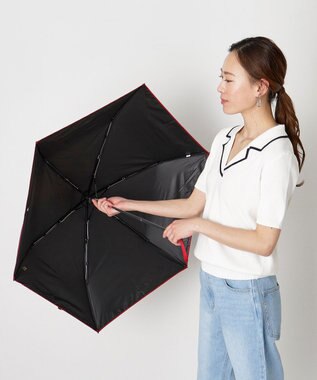 MOONBAT POLO RALPH LAUREN（ポロ ラルフローレン）晴雨兼用日傘 バイカラー 遮光率100% 遮熱 UV ディープブルー