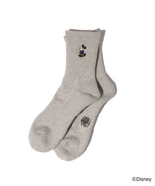J.PRESS MEN 【DISNEY COLLECTION】ワンポイント ソックス / ミッキーマウス