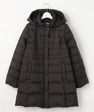 ANY SIS S 【2WAY】シルキータフタロング ダウン ブラック