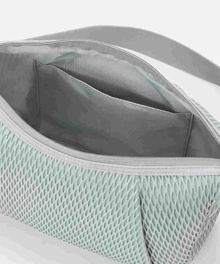 TOPKAPI 【Breath TOPKAPI】ポリメッシュ ショルダーバッグ ライトグレー