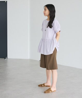 CRAFT STANDARD BOUTIQUE ペプラムチュニック Light Purple
