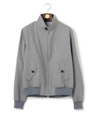 J.PRESS MEN 【J.PRESS ORIGINALS】Magic Cuba Wool Cotton hopsack Golf Jacket / Made in Japan ライトグレー系
