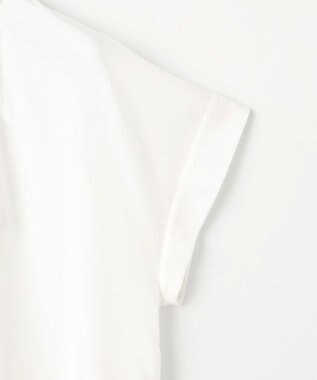 自由区 【洗える】ソフトリネンフリルディティール ブラウス オフ