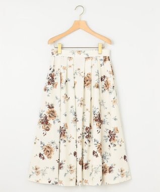 組曲 ローズシックプリント スカート アイボリー系5