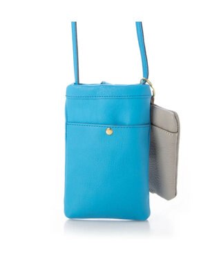 UNBILLION perche フラグメントケース付きモバイルショルダー ブルー