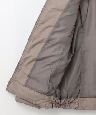 ANY 【洗濯機可能/羽毛100%使用/撥水/フード取り外し可能】楽映えリッチミドル丈ダウン モカ