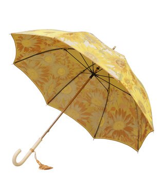 槇田商店 絵おり 向日葵(ひまわり) 長傘 黄色