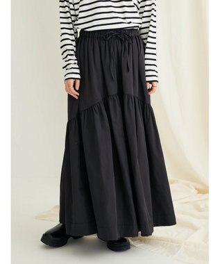 CRAFT STANDARD BOUTIQUE リバーシブルチュールスカート Black