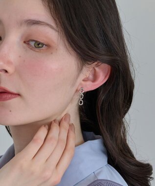 Phoebe 〈痛くないシリーズ/金属アレルギー対応〉ボールドチェーンライトフィットイヤリング　シルバー/ニッケルフリー シルバー