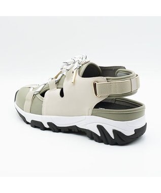 APOM レースアップスニーカーサンダル アイボリー