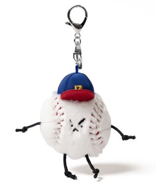 WEGO スポーツボールぬいぐるみキーホルダー ホワイト