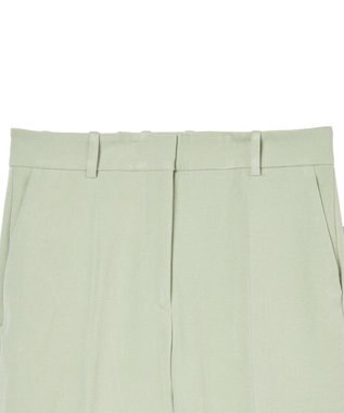 JOSEPH ギャバジンストレッチ　フィットフレアートラウザーズ Matcha