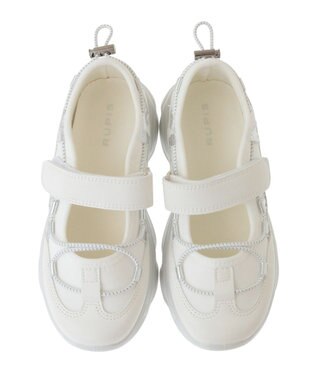 Green Parks ＲＵＰＩＳ．ドローコードスニーカー Ivory