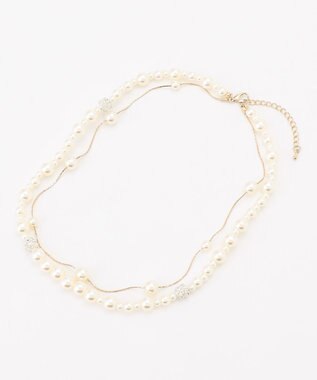 ANY SIS ロンデルパール調ステーション ネックレス