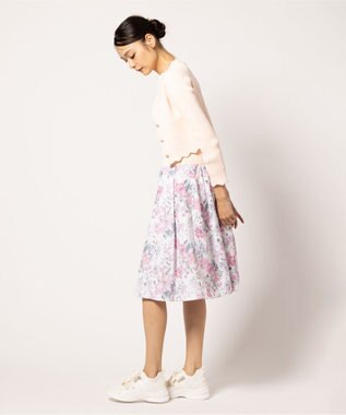 TOCCA ZIGZAG KNIT カーディガン ピンク系