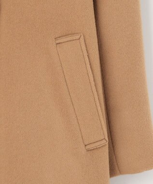 J.PRESS LADIES Pureラムウール ダブル ロングコート キャメル系