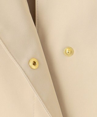 J.PRESS LADIES 【洗える】ソロテックス ドライツイル ノーカラー コート ベージュ系