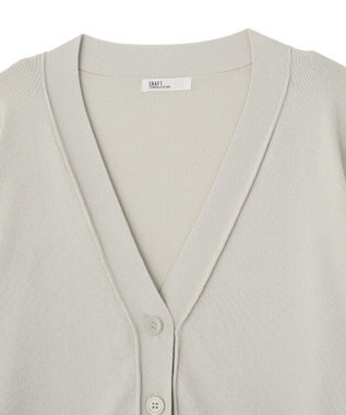 CRAFT STANDARD BOUTIQUE Ｖネックニットカーディガン Light Gray