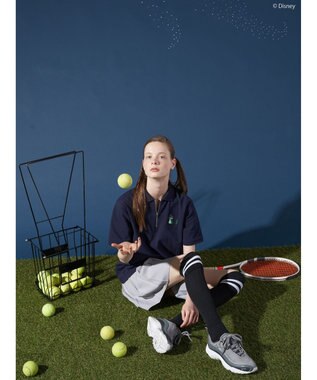 AMERICAN HOLIC ハーフジップポロシャツ／Ｐｅｔｅｒ　Ｐａｎ Navy