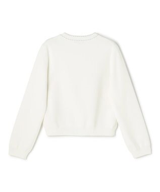 TOCCA 【八木アリサさん着用】FLOWER HIDE AND SEEK ニットジャケット アイボリー系