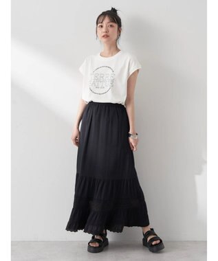 earth music&ecology ＴＥＲＲＥ　ＢＡＴＴＵＥ　フレンチＴ Off White