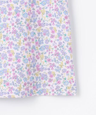 ANY KIDS 小花柄 プリント Tシャツ ラベンダー×花柄