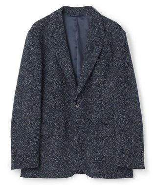 JOSEPH HOMME ROMA TWEED JERSEY JACKET