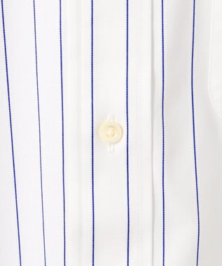J.PRESS MEN 【PREMIUM PLEATS / 形態安定】スーピマコットンボールドストライプ ドレスシャツ / B.D. ネイビー系2