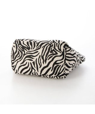 UNBILLION カシュカシュ cache cache / フラワー＆アニマル柄ワンハンドルバッグ ゼブラ