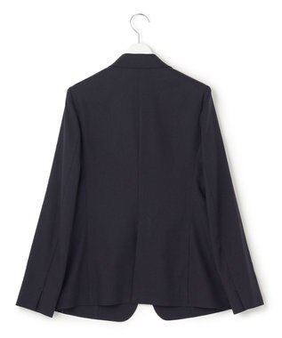 23区 【セットアップ対応/洗える】アイアスマットストレッチ テーラード ジャケット ネイビー系