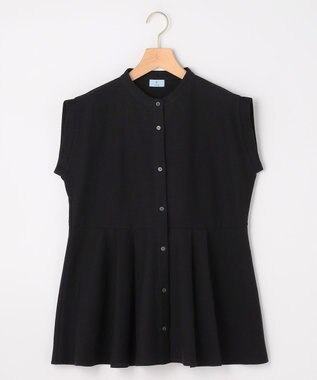 組曲 S 【先行予約】ツイルジャージーペプラム カットソー ブラック系