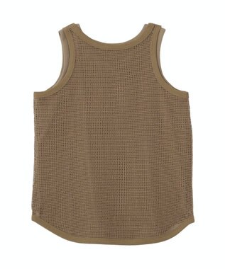 AMERICAN HOLIC 【２点セット】メッシュレイヤードタンクトップ Mocha