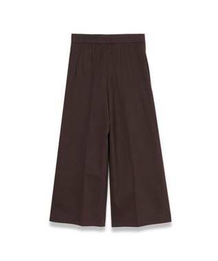 JOSEPH ライトギャバジンストレッチ　ワイドトラウザーズ Ebony