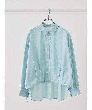 earth music&ecology ＴＲキュプラドロストシャツ Light Green