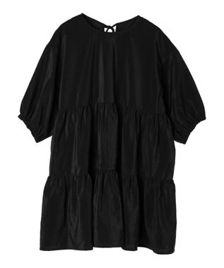 Green Parks ・ＥＬＥＮＣＡＲＥ　ＤＵＥ　ティアードチュニック Black