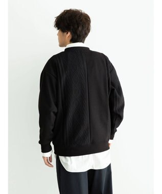 CRAFT STANDARD BOUTIQUE ＪＱカット切り替えプルオーバー1 Black