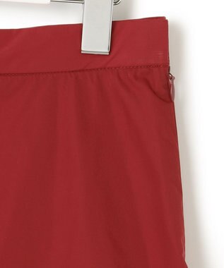 23区 メモリータフタ ティアード スカート レッド系