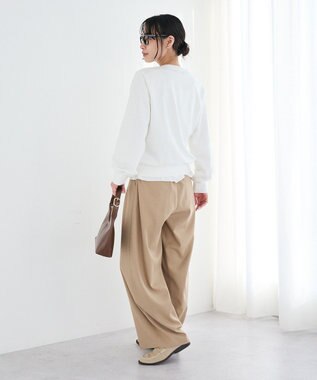 CRAFT STANDARD BOUTIQUE ミニ裏毛ツイストプルオーバー Off White