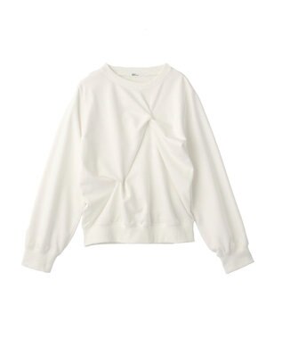 CRAFT STANDARD BOUTIQUE ミニ裏毛ツイストプルオーバー Off White