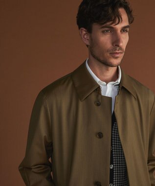 GOTAIRIKU 【御幸毛織】ウエストミンスター ロングステンカラーコート ベージュ系8