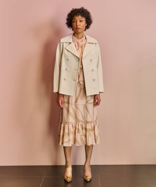 GRACE CONTINENTAL ラムレザーＰコート キナリ