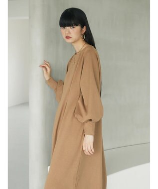 Green Parks armonia．ウエストタックポンチワンピース Beige