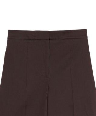 JOSEPH ライトギャバジンストレッチ　ワイドトラウザーズ Ebony