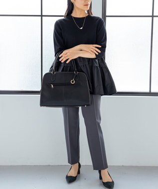 組曲 【A4対応】 ボストンバッグ Large ブラック系