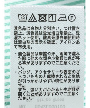 AMERICAN HOLIC カルゼギャザーシャツチュニック Stripe Green