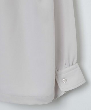 WEGO トロミBIGバンドカラーシャツ ライトベージュ